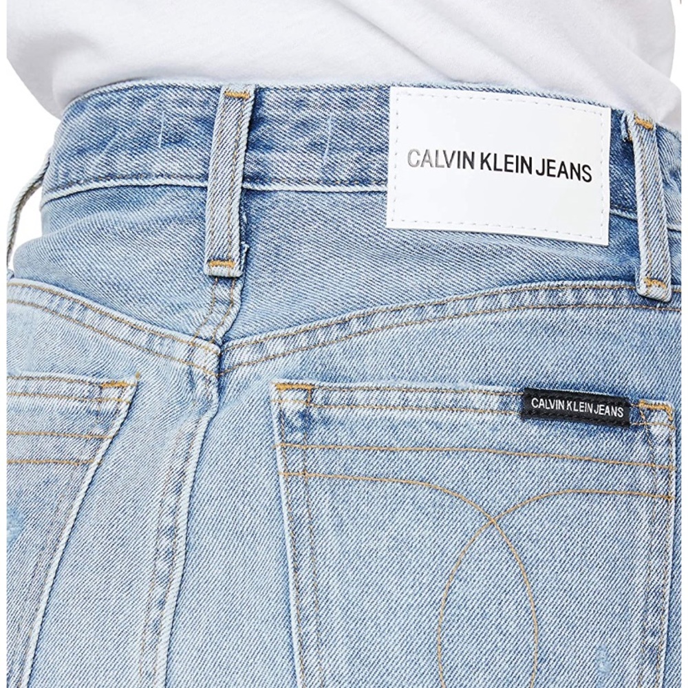 CALVIN KLEIN Jeans high rise skirt medium wash - Picture 4 of 10